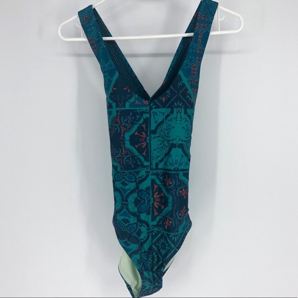PRANA NWT Ella One Piece Swimsuit Lagos Lisbon Small - Picture 2 of 9